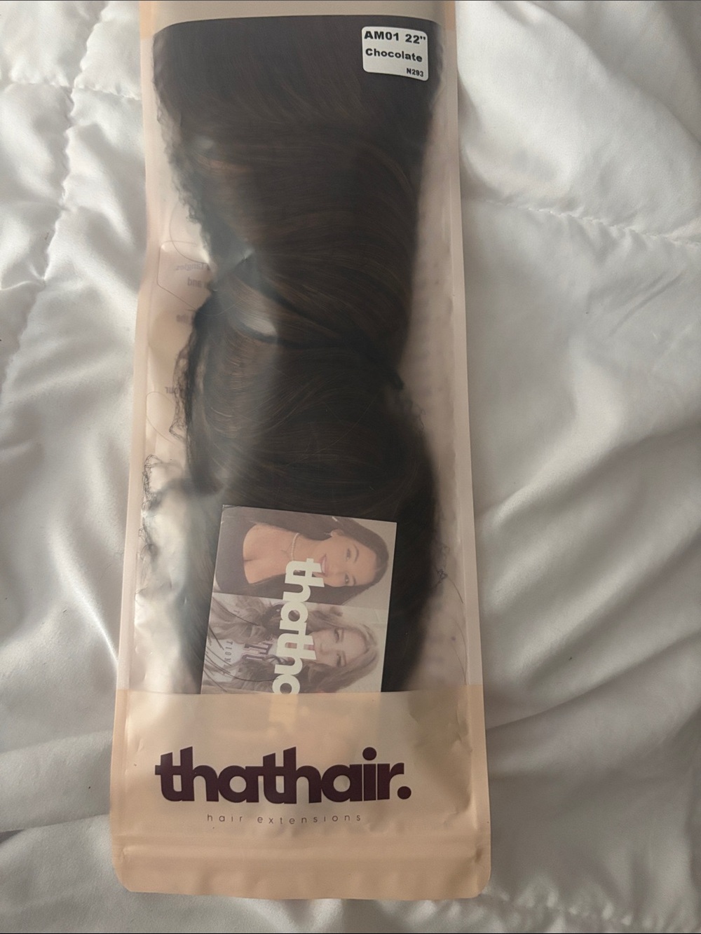 Thathair halo Chocolate Brown 22"  Extensions